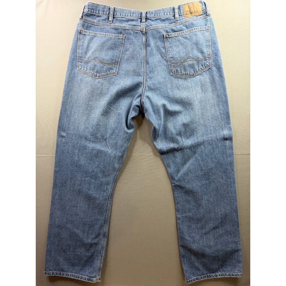 Wrangler Jeans Co Relaxed Bootcut Jeans Mens Blue Mediumโ Wash Denim 38x32